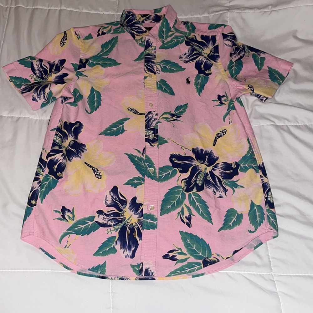 Ralph Lauren Hawaiian Print Button down Shirt